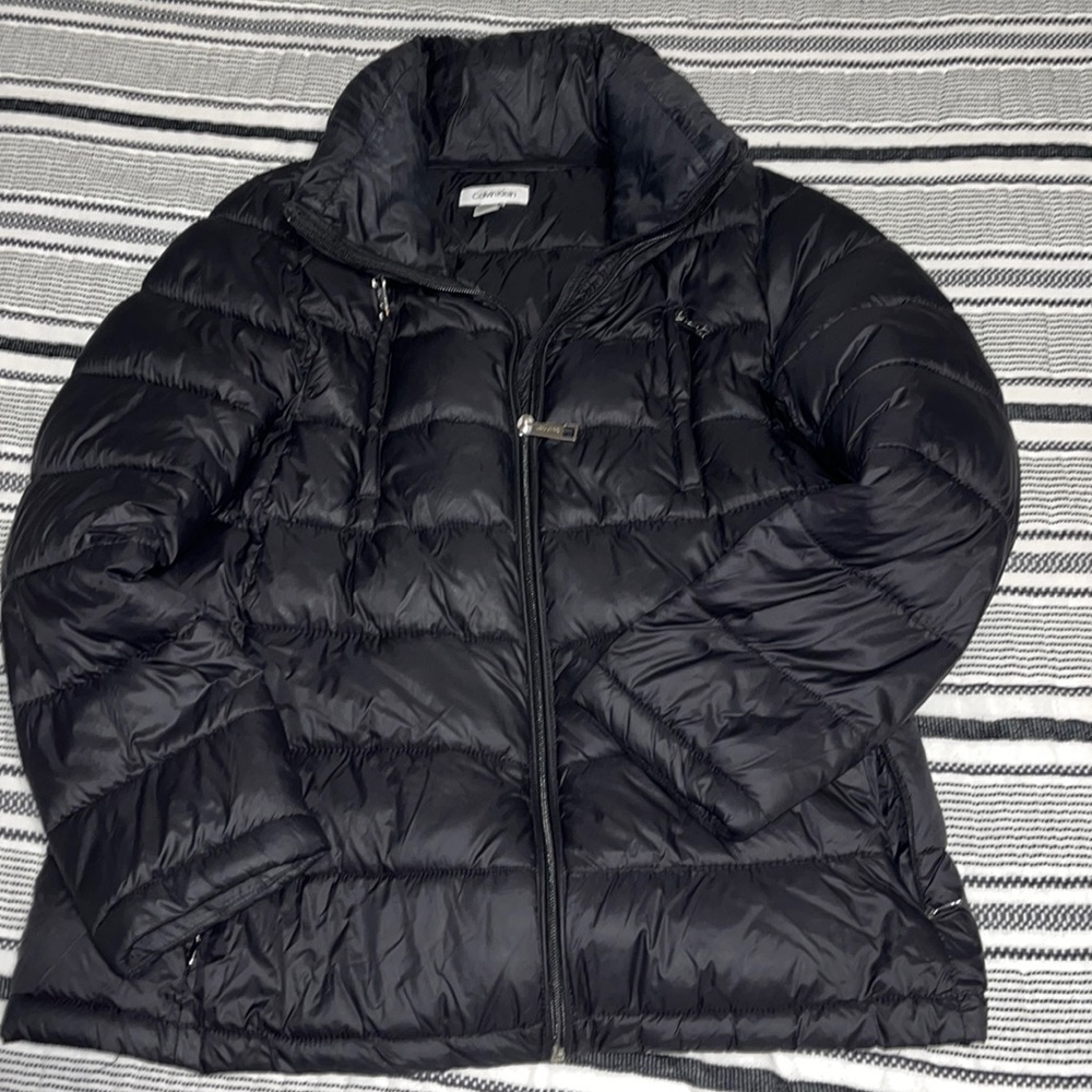 Calvin Klein black winter coat XS